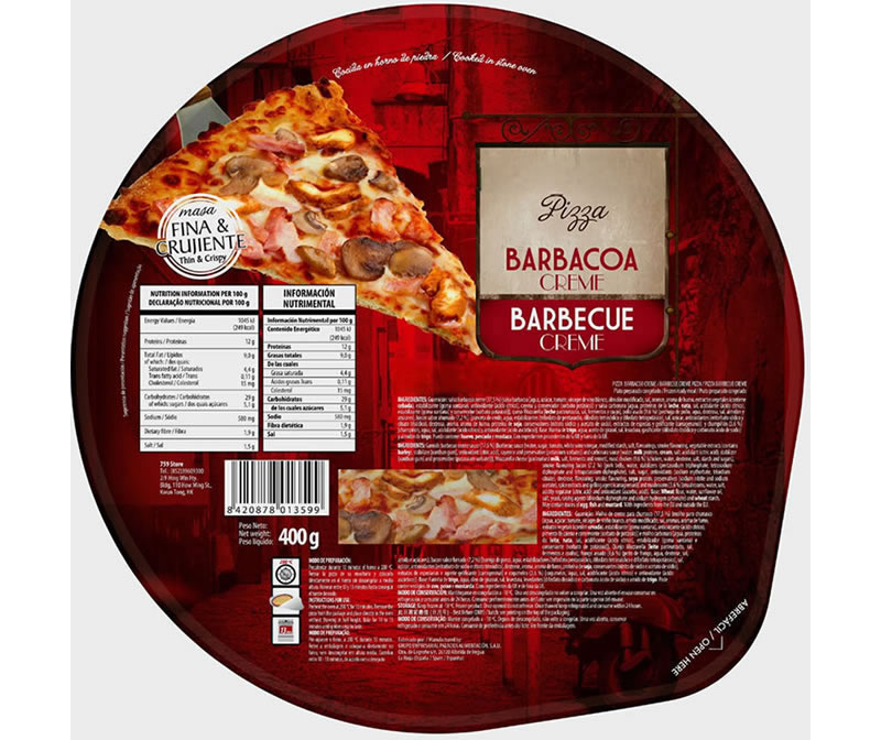 Pizza Barbacoa Horno BBQ