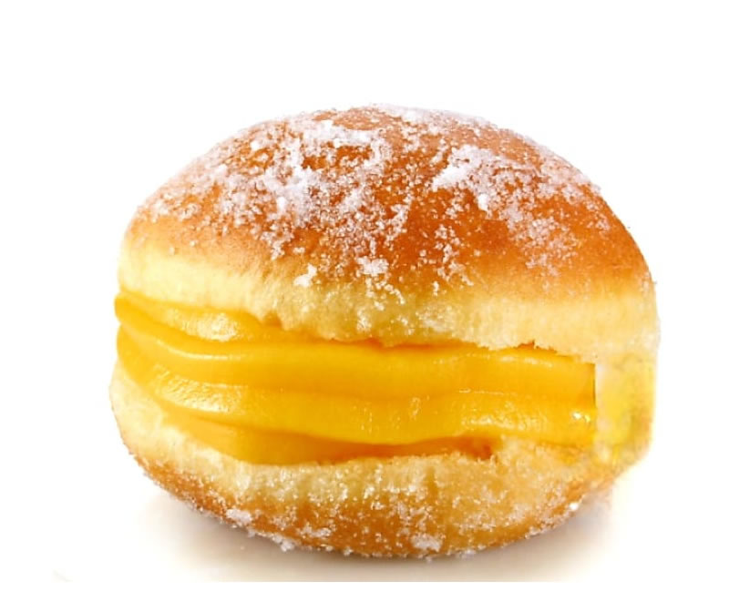 Bola de Berln con Crema