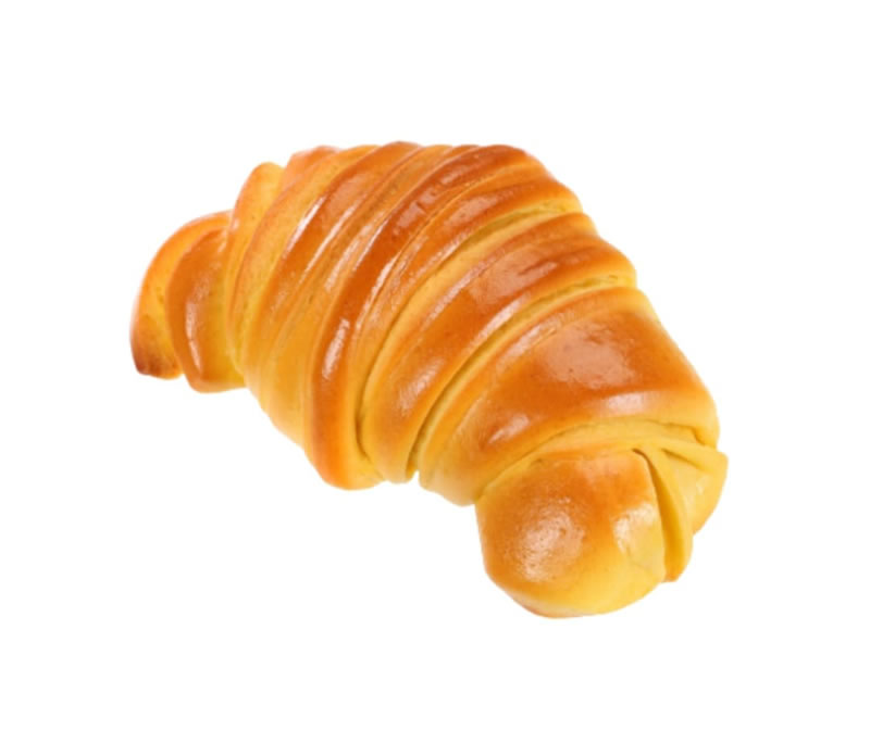 Croissant brioch au four