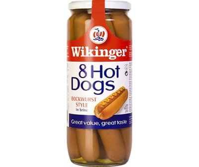 Saucisses Wikinger pot 8