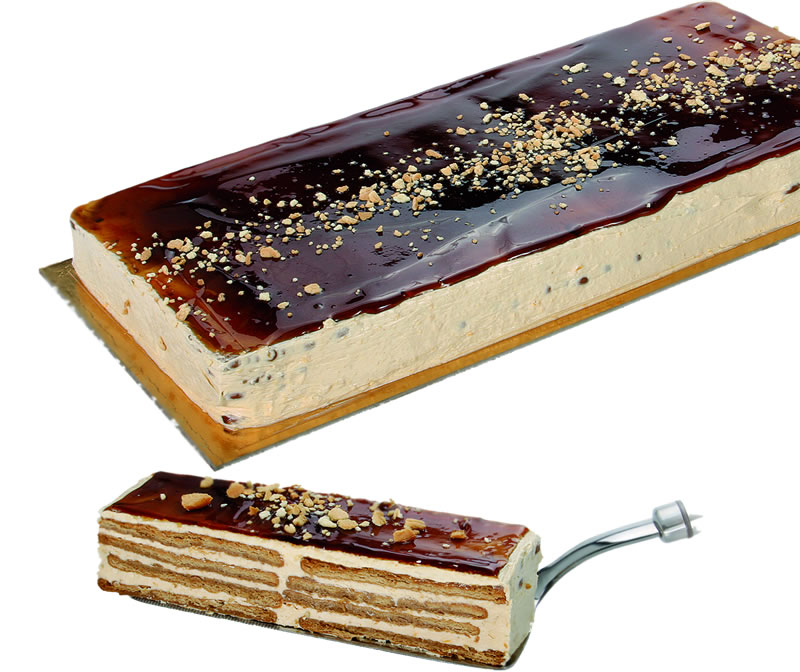 Pastel de galletas de caramelo