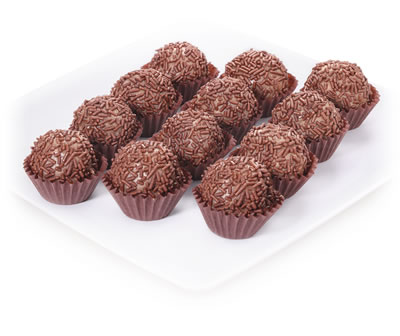 Brigadeirinhos de chocolate blanco