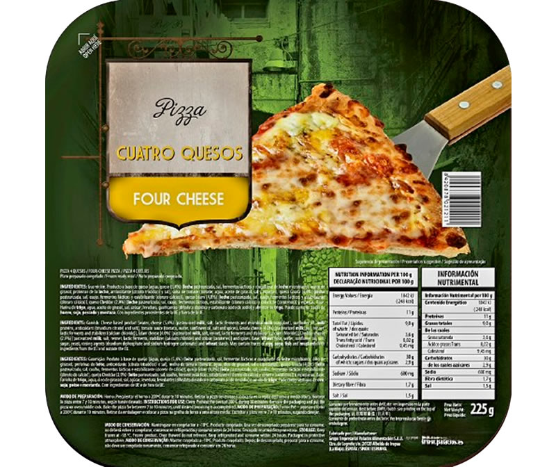 Gama Retail Mini Pizza 4 queijos