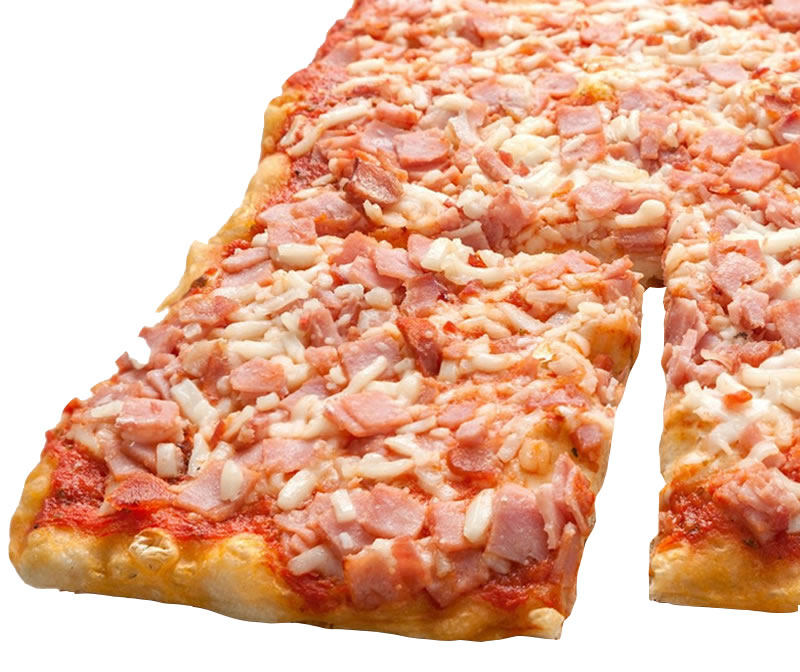 York & Bacon Rectangular Pizza