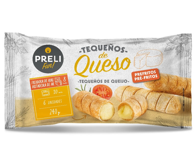 Gama Preli Teque�os de Queijo (15 x 240gr)