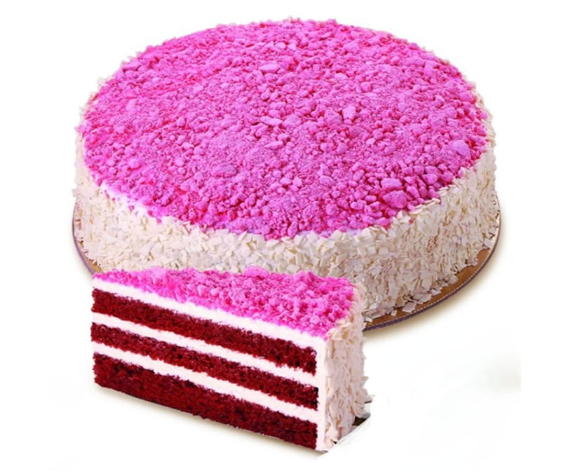 Redvelvet Cake With Cheese 14 Slices