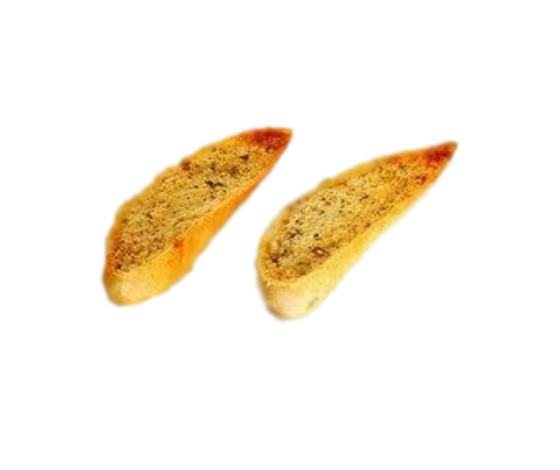 Garlic bread slices