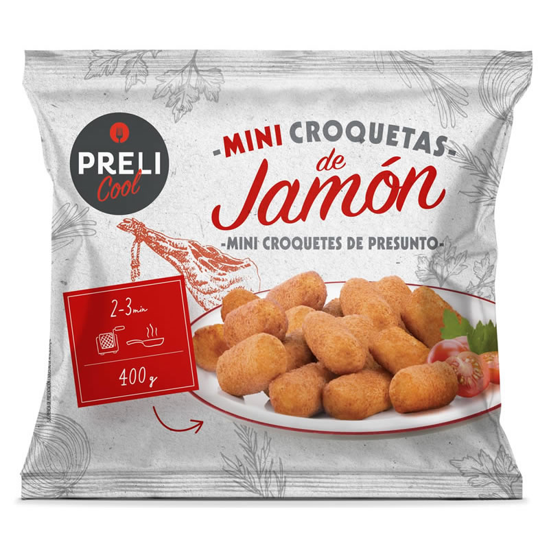 Gama Preli Mini croquetes de Presunto ( 10 x 400gr)