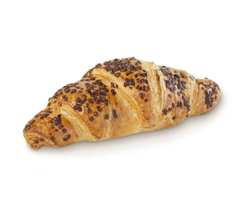 Seleccin de dolor de cacao y croissant