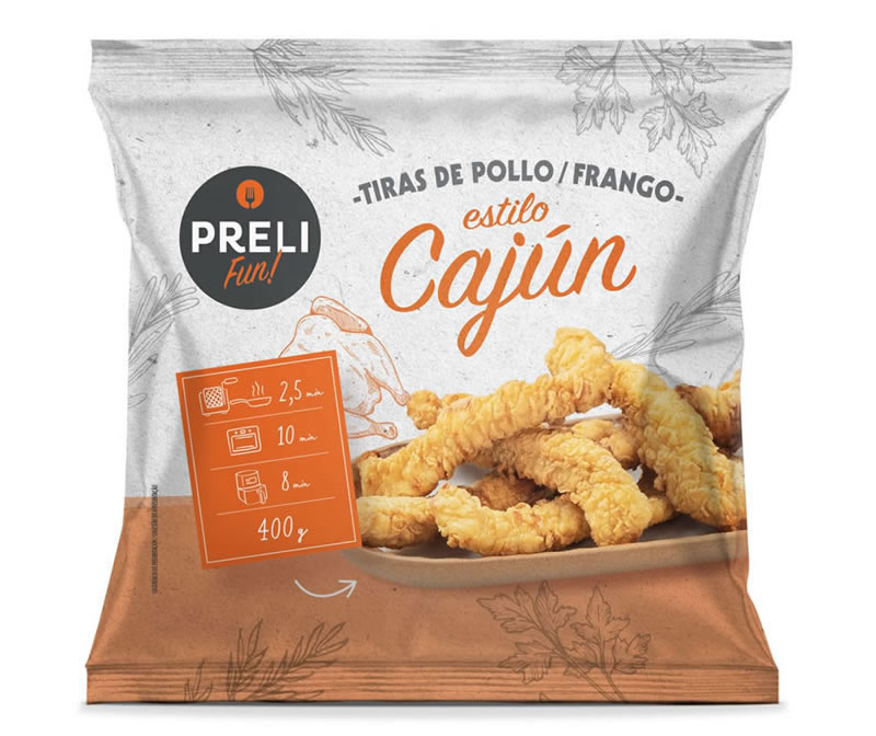 Tiras de pollo estilo cajn