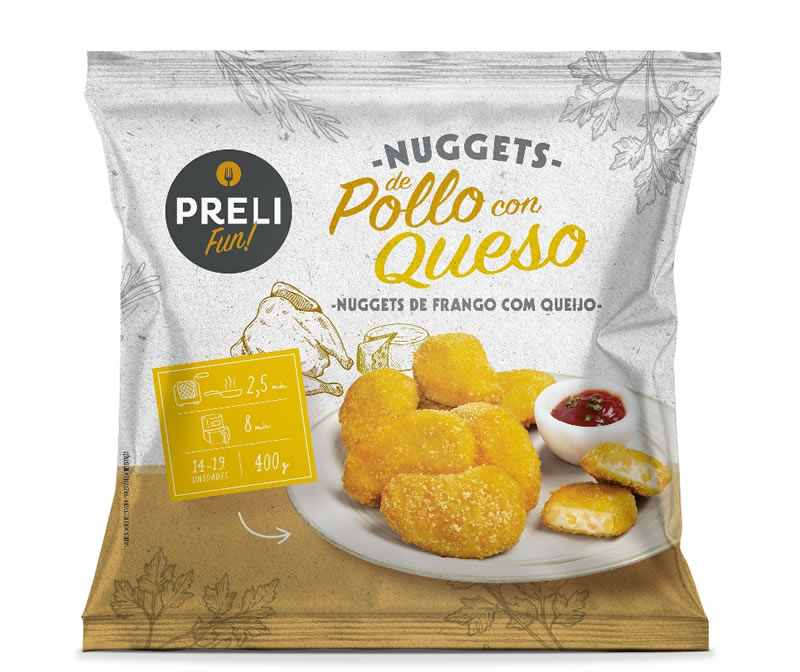 Gama Preli Nuggets de Frango e queijo (7 x 400gr)
