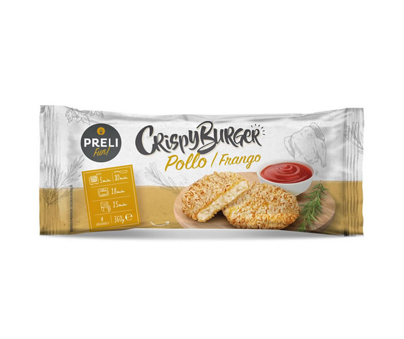Hamburguesa De Pollo Crujiente