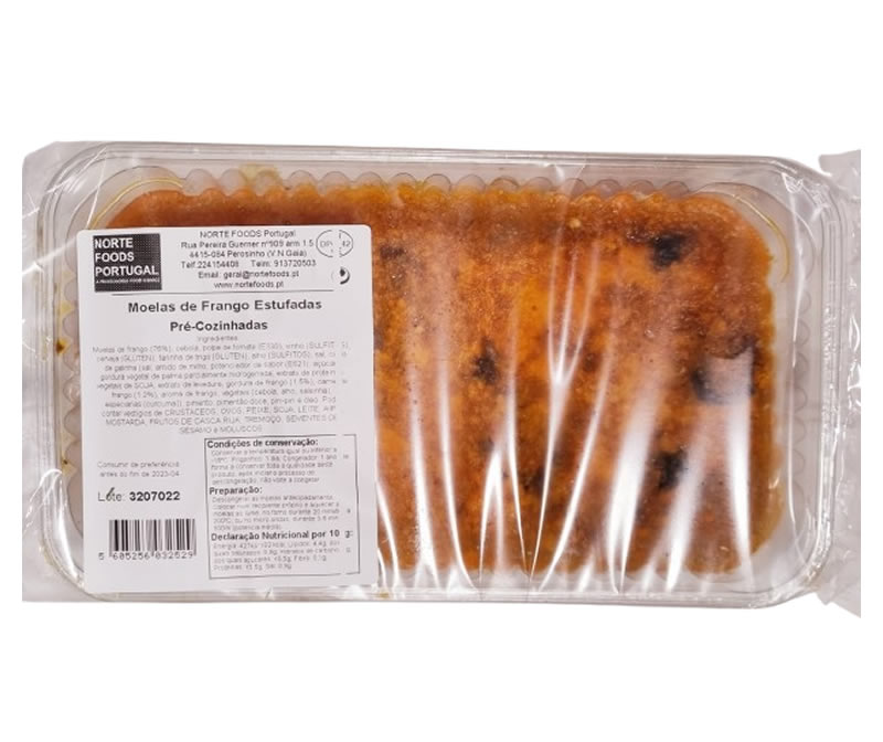 Moelas estufadas com molho cv 500gr