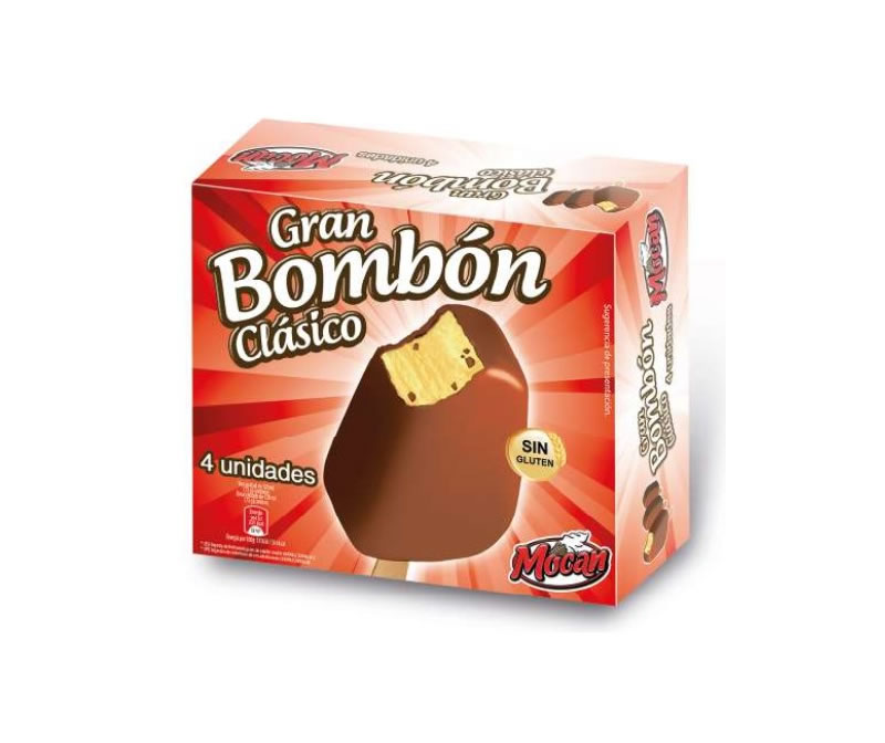 Pack Helado 4 Caramelos Clsicos