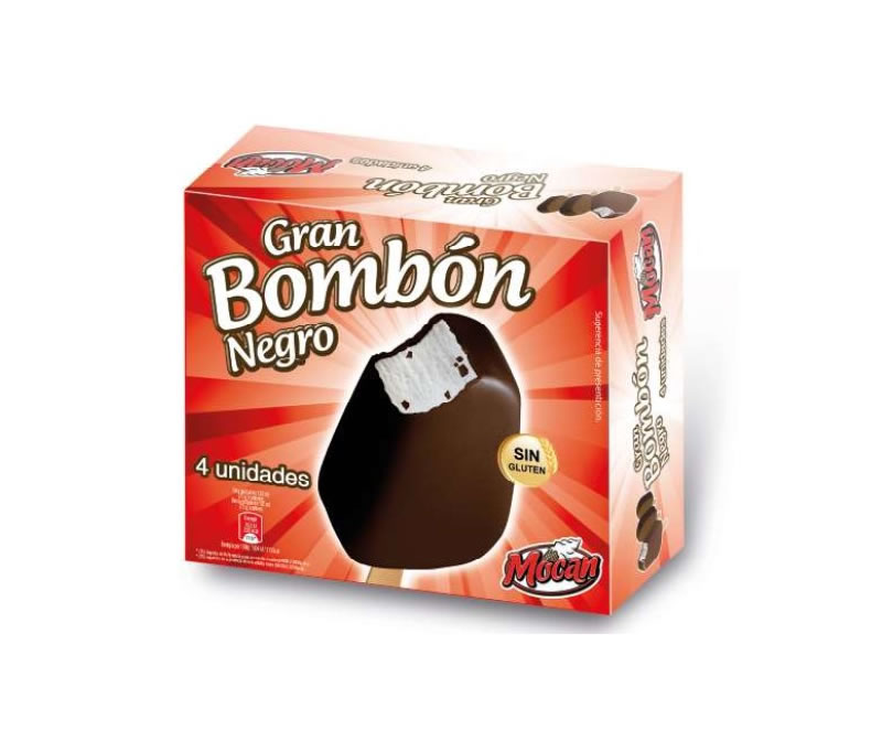 Pack Helado 4 Caramelo Negro