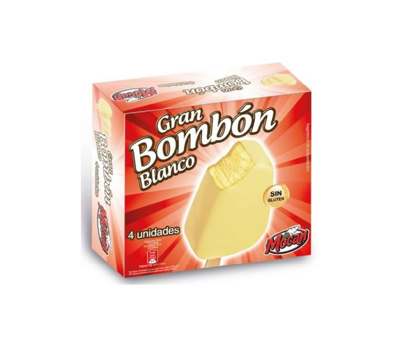 Pack Helado 4 Caramelo Blanco