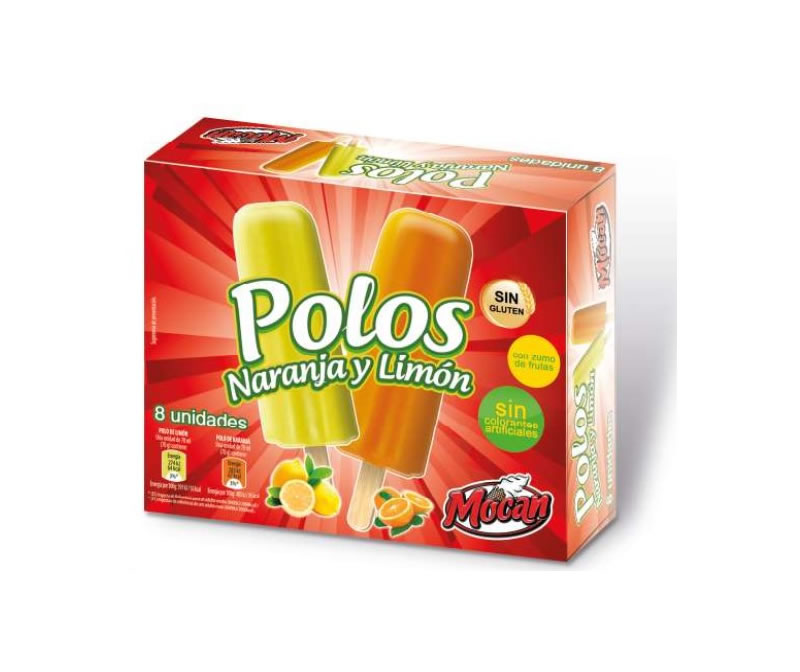 Pack Helado Helado 4 Limn + 4 Naranja