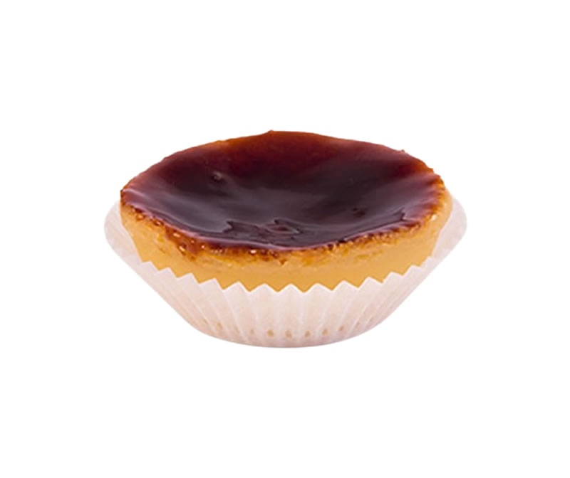 Tarta de queso con leche y caramelo