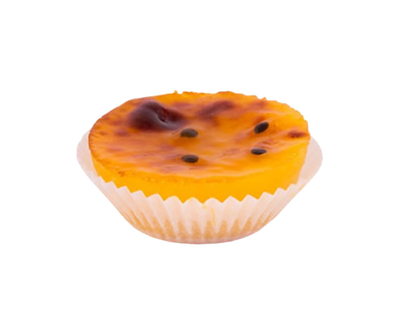 Tarta de queso con maracuy