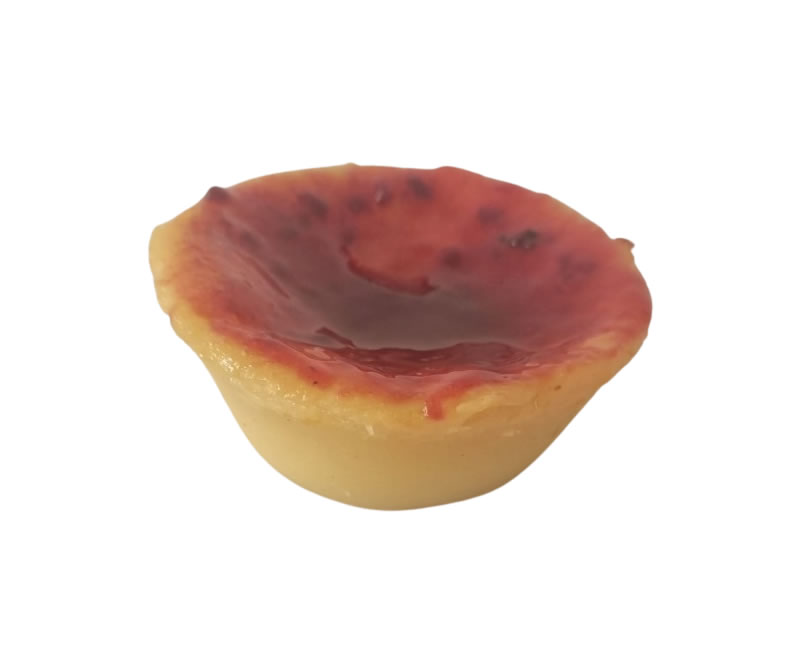 Tarta de queso con fresas