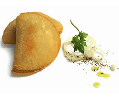 Empanada de carne prefrita