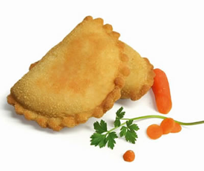Empanada de camarones prefritos